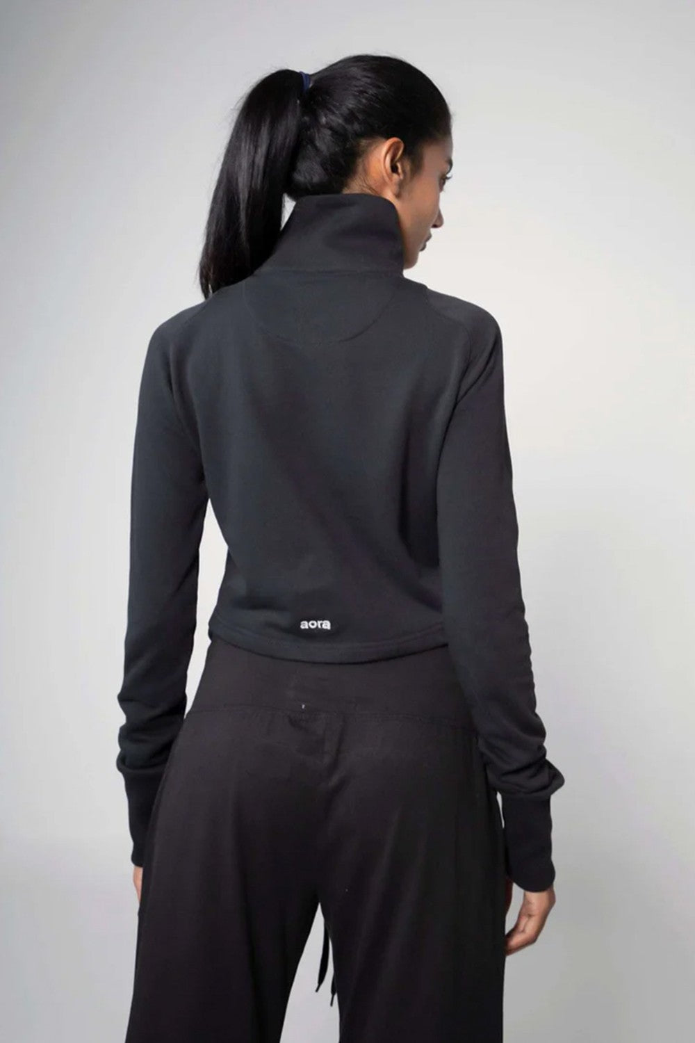 AORA MIHO  HALF ZIP SWEATER|1297