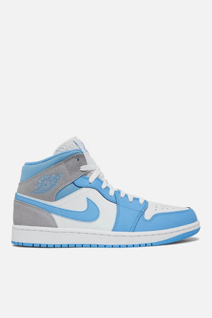Jordan 1 Mid University Blue GreyHYP Oct3 / 8.5 US / DX9276-100|814