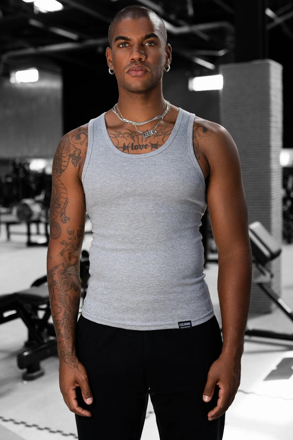 LESS DRAMA OG RIBBED TANK TOP|1472